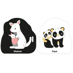 Mon Premier Livre Poussette En Noir et Blanc- Premiers Mots