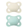 0-6months Orthodontic Pacifier Matte (2) - Aqua