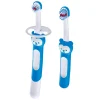 5months+ Learn to Brush Baby Toothbrushes (2) - Blue