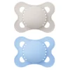 0-6months Orthodontic Pacifier Matte (2) - Blue