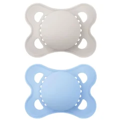 0-6months Orthodontic Pacifier Matte (2) - Blue