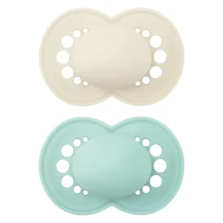 16months+ Orthodontic Pacifier Matte (2) - Aqua
