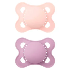 0-6months Orthodontic Pacifier Matte (2) - Pink
