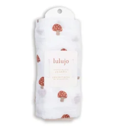 Mushroom-cotton Muslin Swaddl