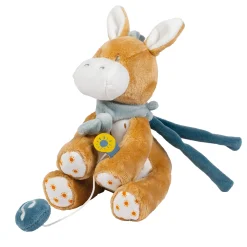 Musical Cuddly Leo the donkey 9"