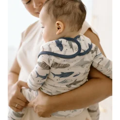 Muslin Bandana Bib Set - Sharks