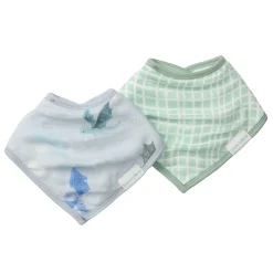 Muslin Bandana Bib Set-Magical