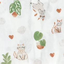 Muslin Blanket Bamboo - Cat
