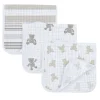 Muslin Burp Cloth 3-pack - Bear