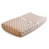 Muslin Changing Pad Cover - Natural Check