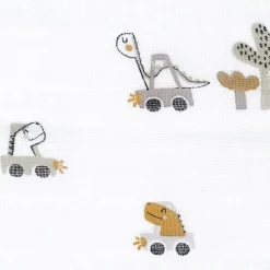 Muslin Dinos Blanket