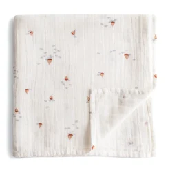 Muslin Swaddle Blanket - Boats