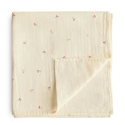 Muslin Swaddle Blanket - Cherries