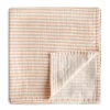 Muslin Swaddle Blanket - Natural Stripe