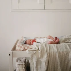 Muslin Swaddle Blanket - Nat Green