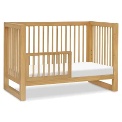 Nantucket 3-in-1 Convertible Crib with Toddler Bed Conversion Kit - Honey