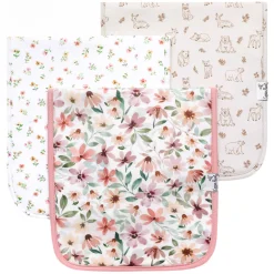 Natalie Flower Burp Cloths Set