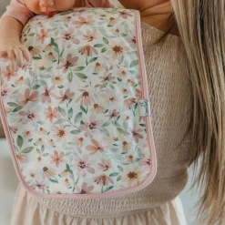 Natalie Flower Burp Cloths Set