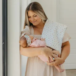 Natalie Flower Burp Cloths Set