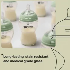 Natural Start 3-IN-1Glass Bottle, Cup or Jar Set