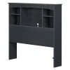Navali Twin Bookcase Headboard - Blueberry