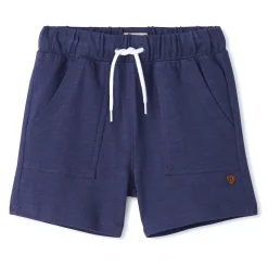 Navy Pull On Short 2-8y