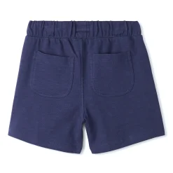 Navy Pull On Short 2-8y