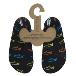 Neon Sharks Slippers 18-27