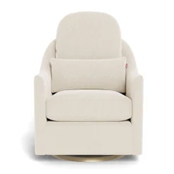 Nessa Rocking and Swivel Glider - Dune / Gold