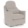 Nessa Rocking and Swivel Glider - Sand / Steel