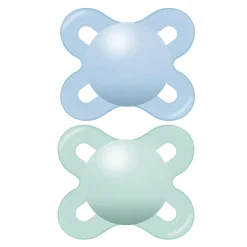 Newborn Anatomical Pacifier Matte (2) - Blue