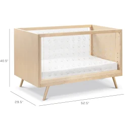 Nifty Clear 3-in-1 Crib -Natural Birch