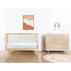 Nifty Clear 3-in-1 Crib -Natural Birch