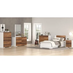 Nightstand - White Walnut