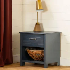 Nightstand Asten - Blueberry