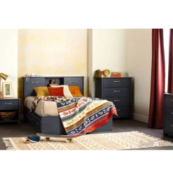 Nightstand Asten - Blueberry