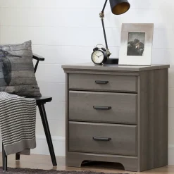 Nightstand Charging Station - Versa Gray Maple