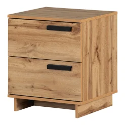 Nightstand with 2 Drawers - Cavalleri Nordik Oak