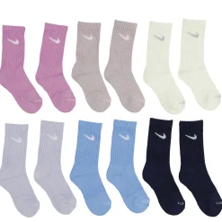 Nike Crew Socks (6) Sizes 7e-10e