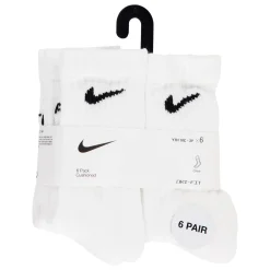 Nike Crew Socks (6) Sizes 7e-10e