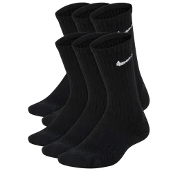 Nike Crew Socks (6) Sizes 7e-10e