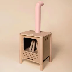 Nordik Fireplace - Naturel/Pink