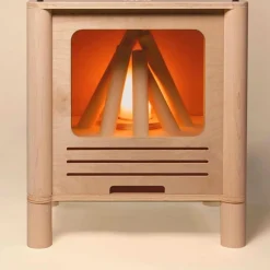 Nordik Fireplace - Naturel/Pink