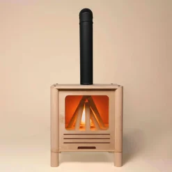 Nordik Fireplace - Naturel/Black