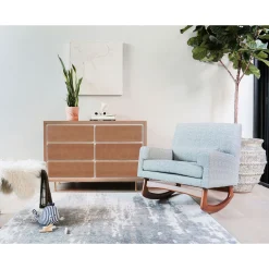 Novella 6-Drawer Dresser - Stained Ash / Ivory Finish