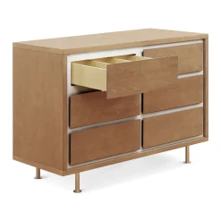 Novella 6-Drawer Dresser - Stained Ash / Ivory Finish