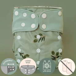 Olive Cloth Diaper 10-35lb