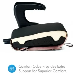 Olli Booster Car Seat 40-120lb - Railroad (flame retardant free fabric)