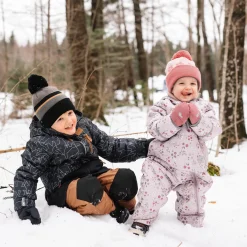 One-Piece Flower Snowsuit 9-24 months