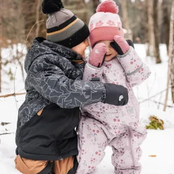 One-Piece Flower Snowsuit 9-24 months